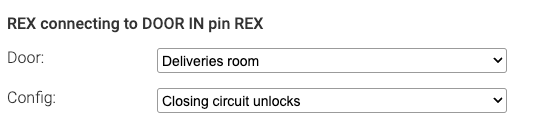 REX settings